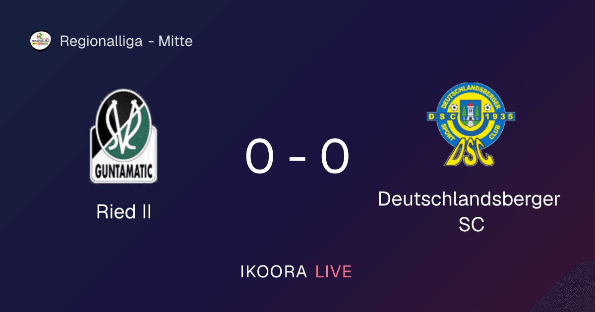 Match Report: Ried II vs Deutschlandsberger SC