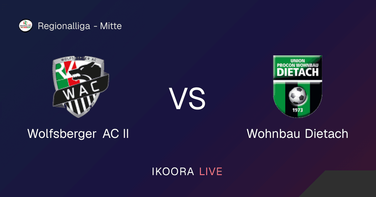 Live Preview: Wolfsberger AC II vs Wohnbau Dietach