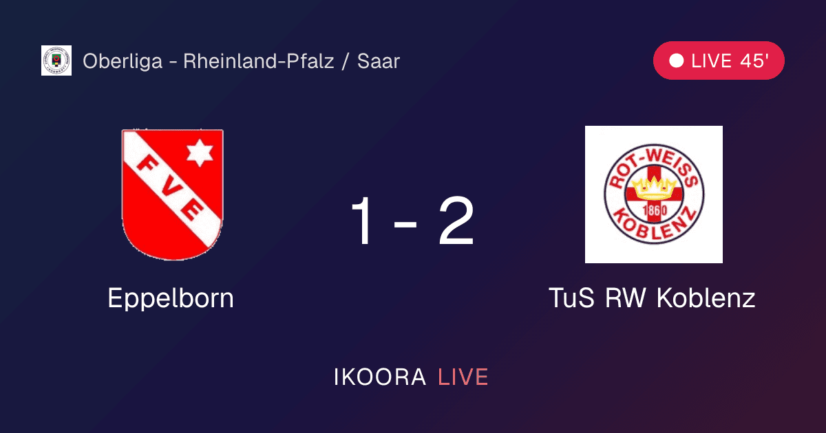 Live Preview: Eppelborn vs TuS RW Koblenz
