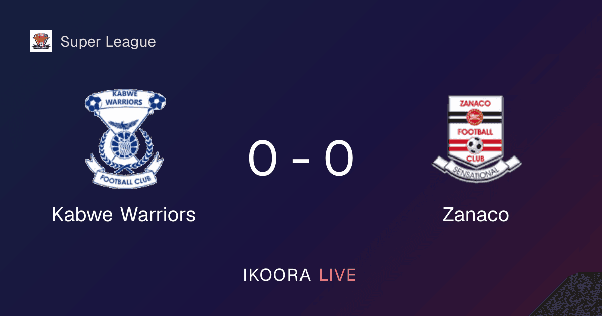 Match Report: Kabwe Warriors vs Zanaco