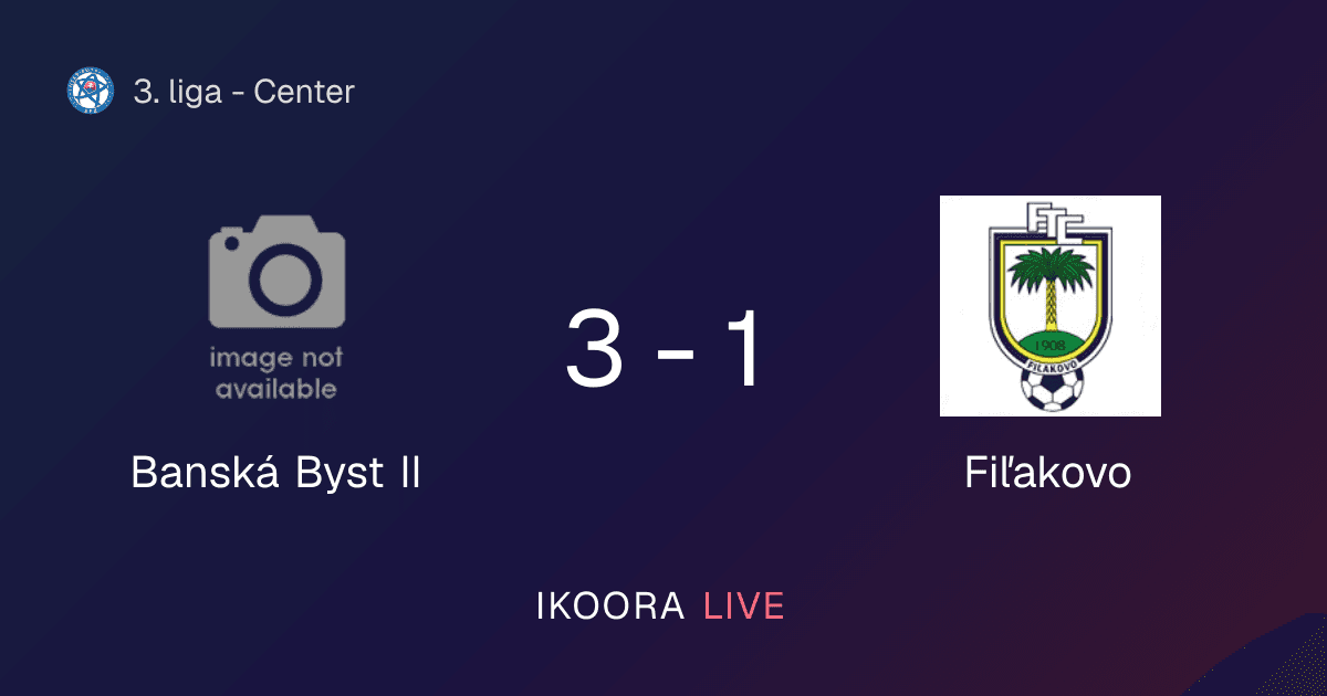 Match Report: Banská Byst II vs Fiľakovo
