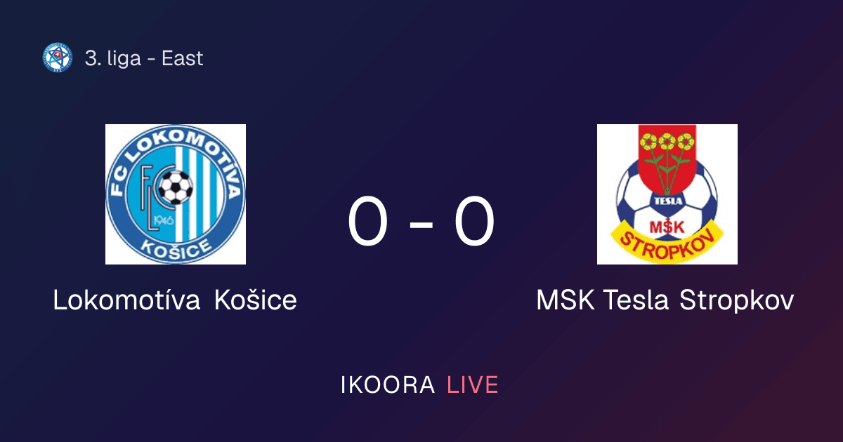 Match Report: Lokomotíva Košice vs MSK Tesla Stropkov