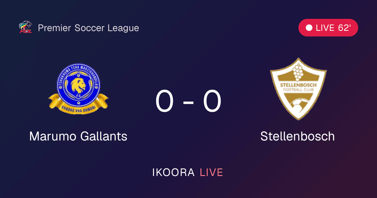 Live Preview: Marumo Gallants vs Stellenbosch
