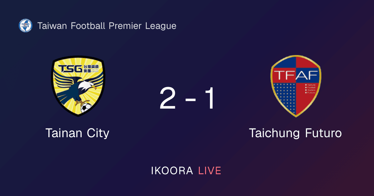 Match Report: Tainan City vs Taichung Futuro