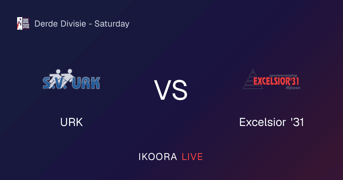 Live Preview: URK vs Excelsior '31