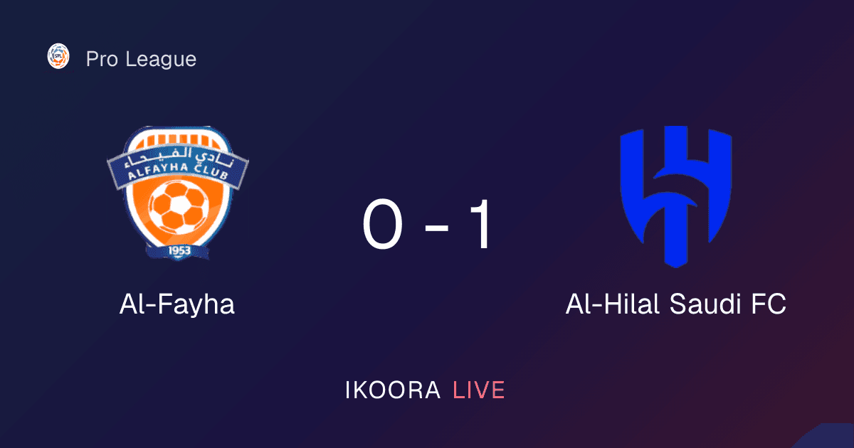 Match Report: Al-Fayha vs Al-Hilal Saudi FC