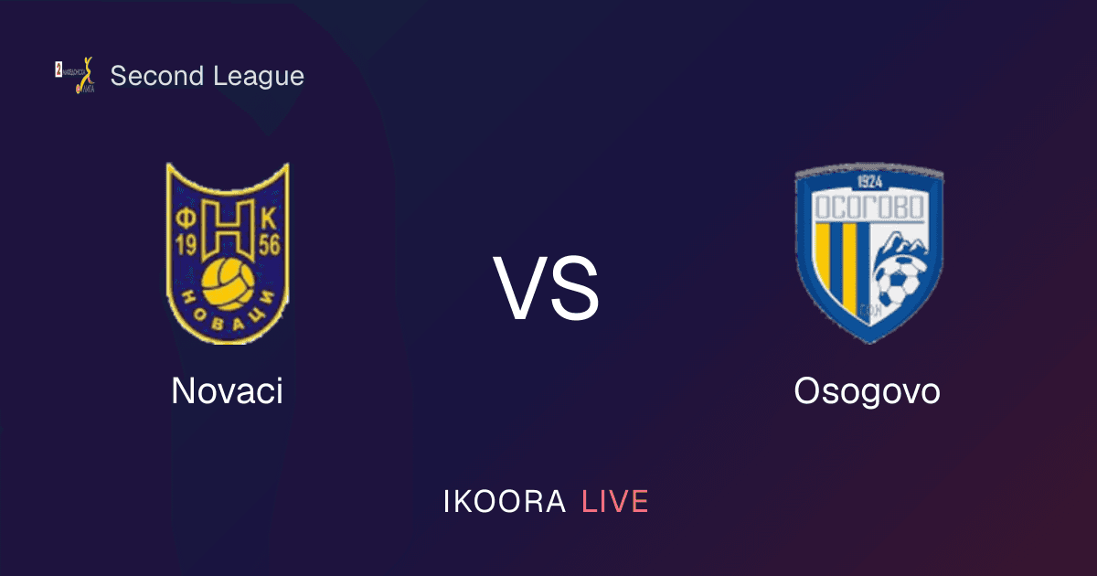 Live Preview: Novaci vs Osogovo