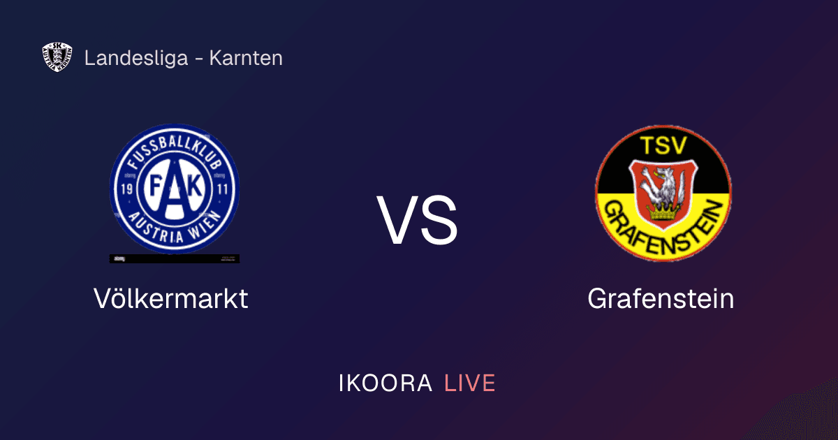 Live Preview: Völkermarkt vs Grafenstein