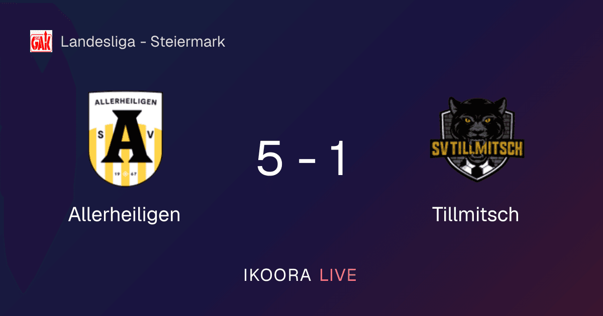 Match Report: Allerheiligen vs Tillmitsch