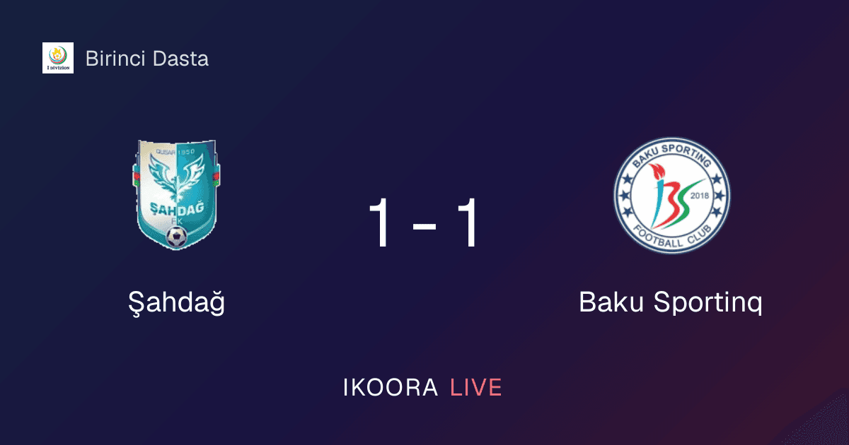 Match Report: Şahdağ vs Baku Sportinq