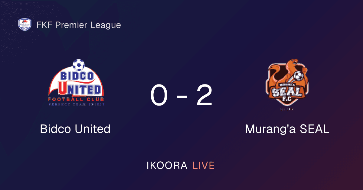 Match Report: Bidco United vs Murang'a SEAL