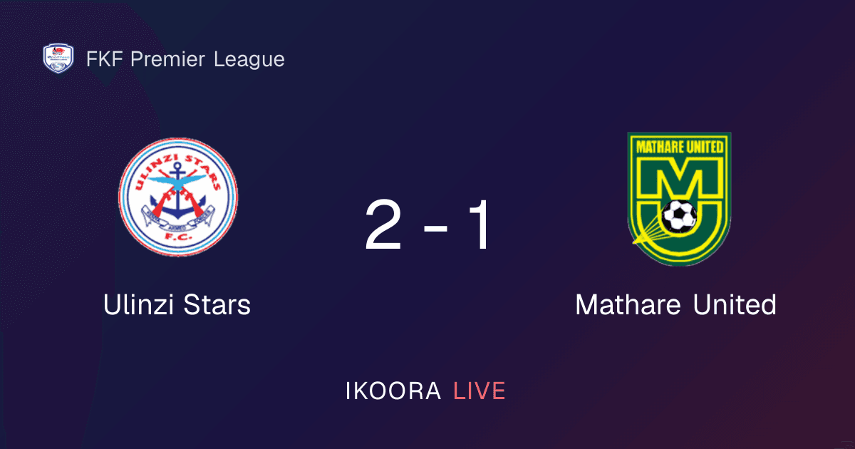 Match Report: Ulinzi Stars vs Mathare United