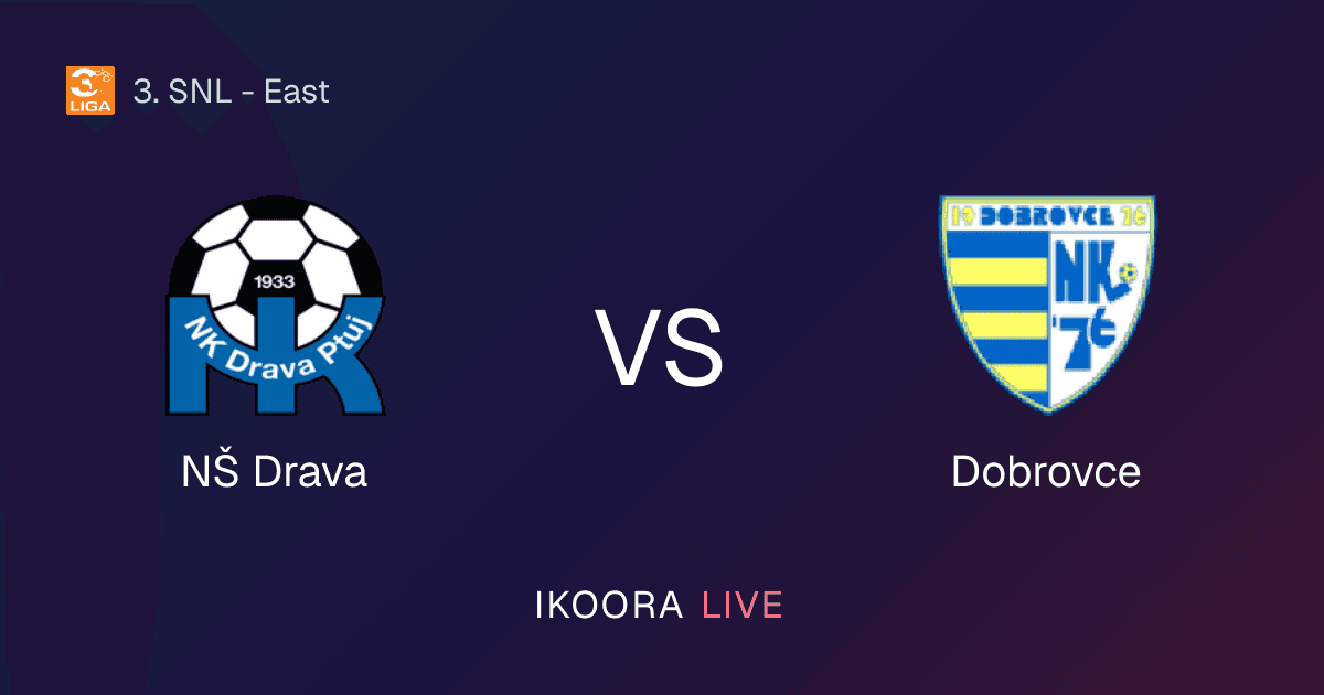 Live Preview: NŠ Drava vs Dobrovce