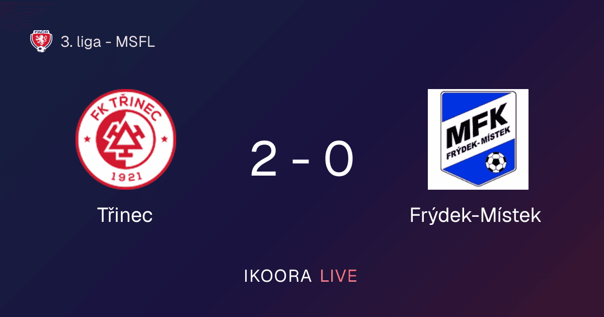 Match Report: Třinec vs Frýdek-Místek