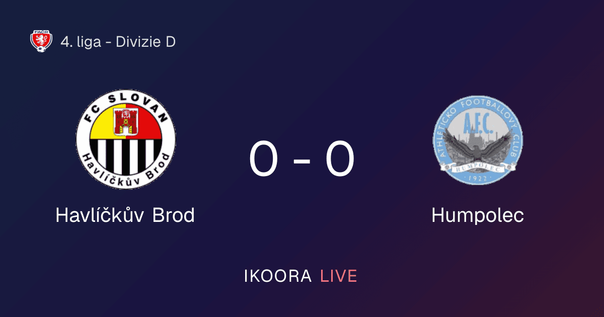 Match Report: Havlíčkův Brod vs Humpolec