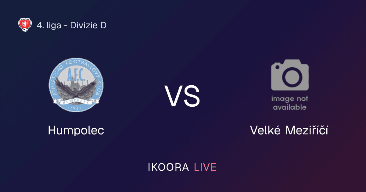 Live Preview: Humpolec vs Velké Meziříčí