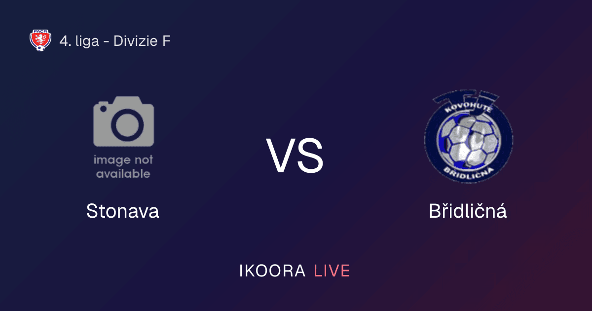 Live Preview: Stonava vs Břidličná