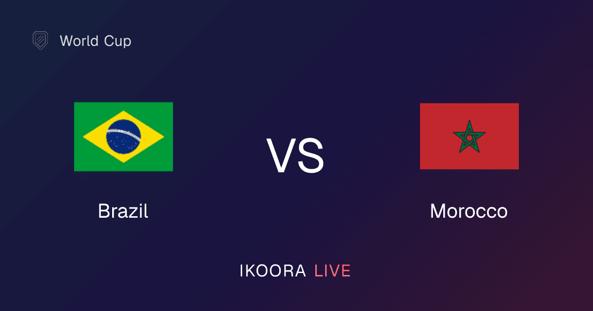 معاينة مباراة: البرازيل ضد المغرب