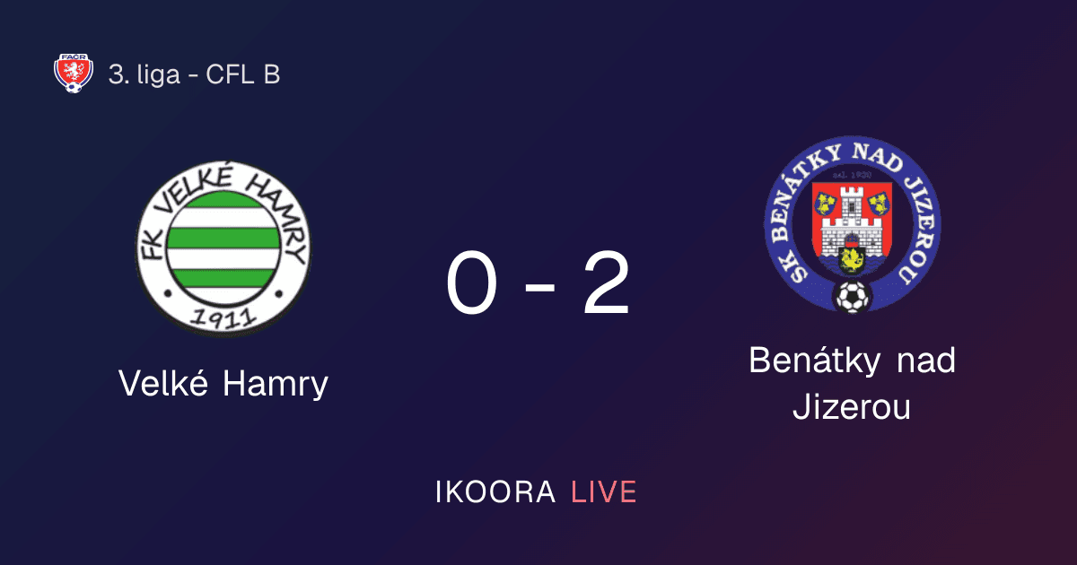 Match Report: Velké Hamry vs Benátky nad Jizerou