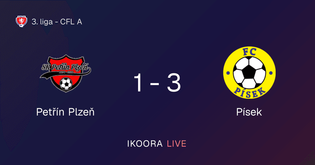 Match Report: Petřín Plzeň vs Písek