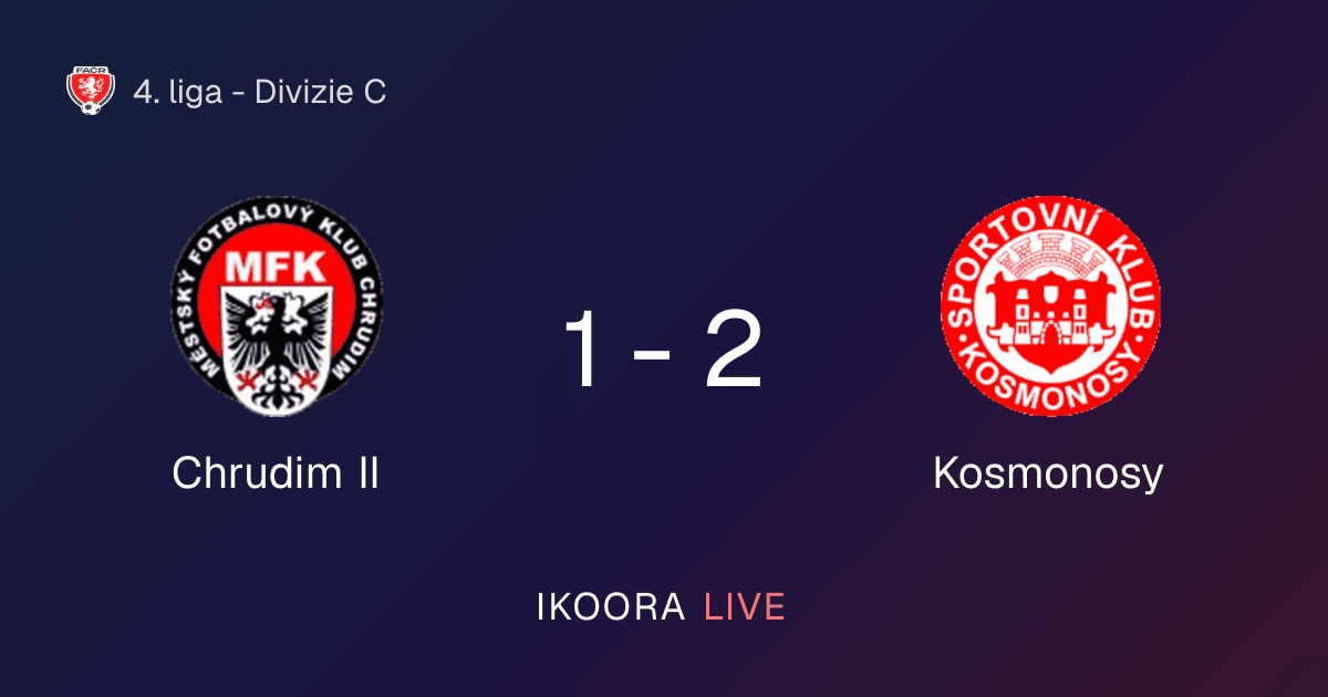 Match Report: Chrudim II vs Kosmonosy