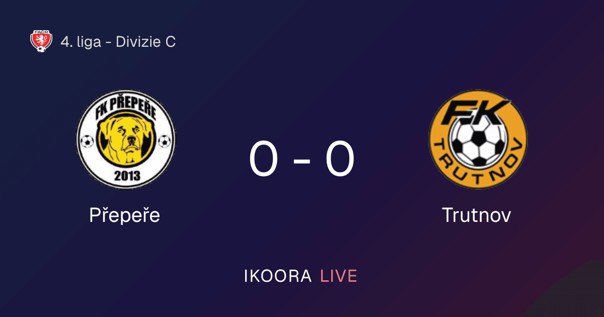 Match Report: Přepeře vs Trutnov