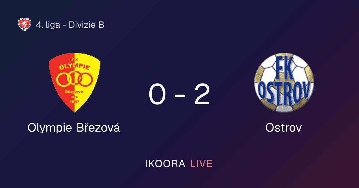 Match Report: Olympie Březová vs Ostrov