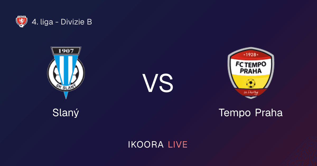 Live Preview: Slaný vs Tempo Praha