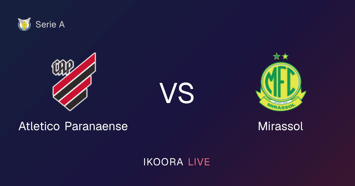 Live Preview: Atletico Paranaense vs Mirassol