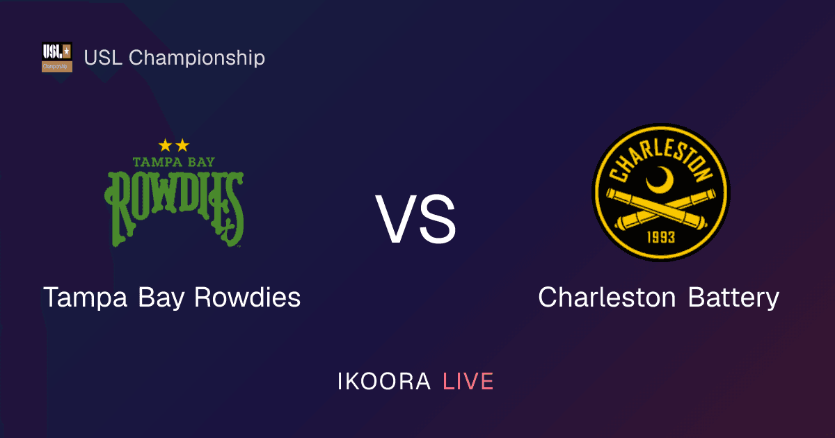 Match Preview: Tampa Bay Rowdies vs Charleston Battery