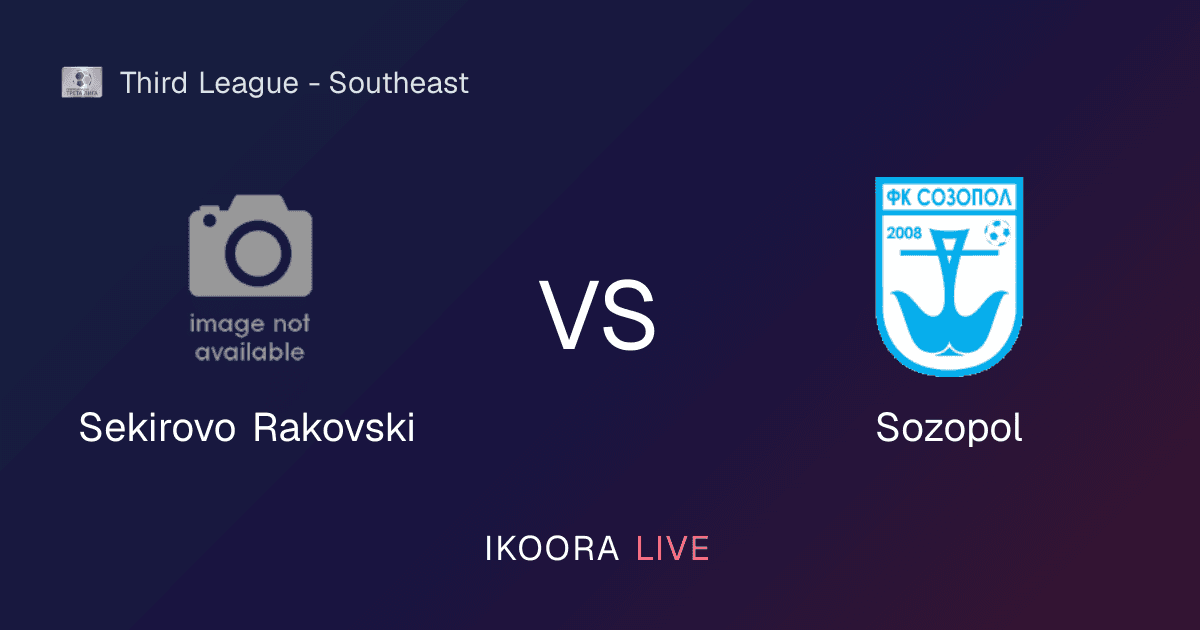 Live Preview: Sekirovo Rakovski vs Sozopol