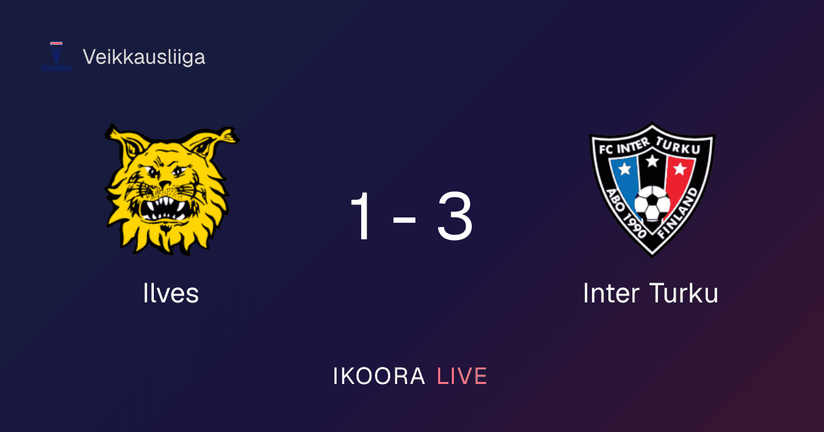 Match Report: Ilves vs Inter Turku