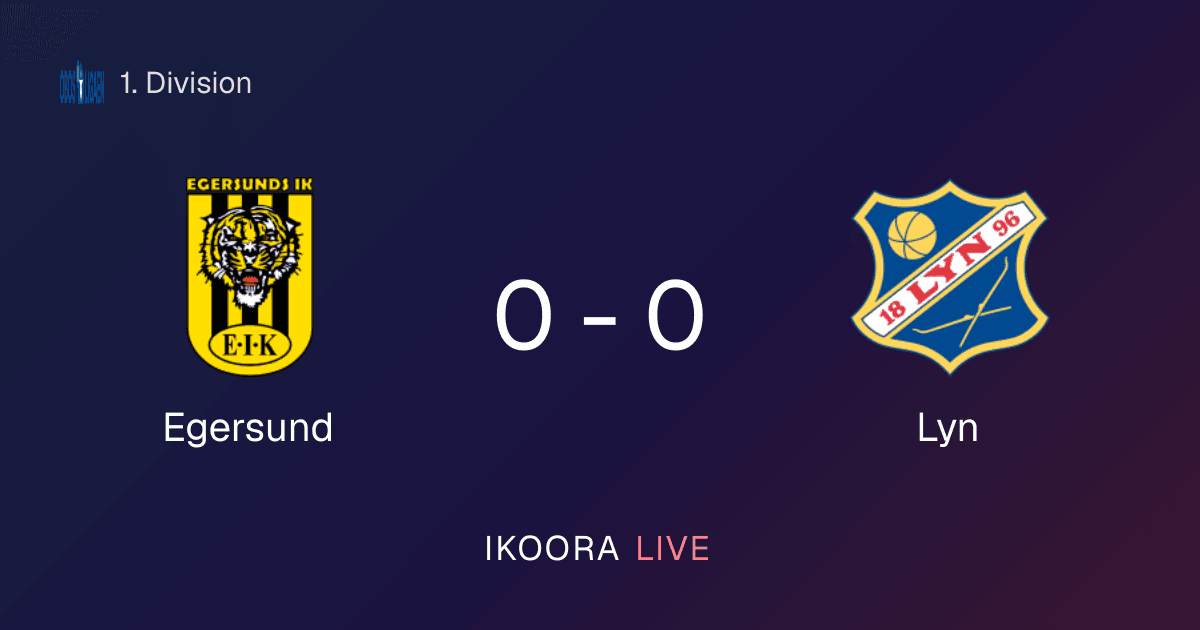 Match Report: Egersund vs Lyn