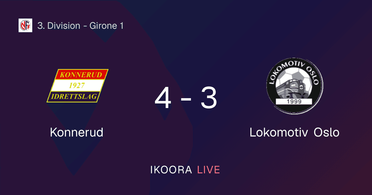 Match Report: Konnerud vs Lokomotiv Oslo