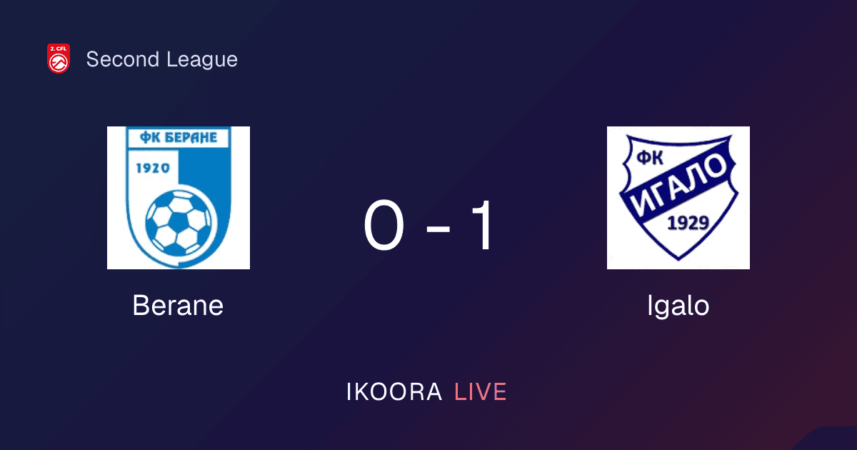 Match Report: Berane vs Igalo