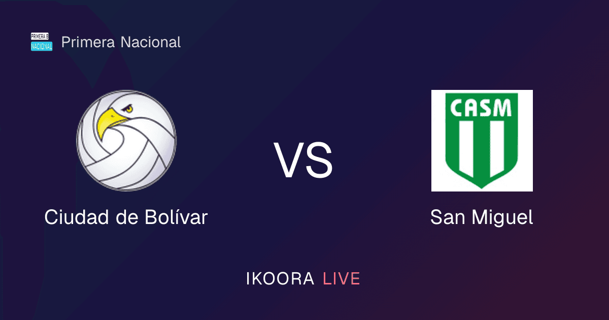 Live Preview: Ciudad de Bolívar vs San Miguel