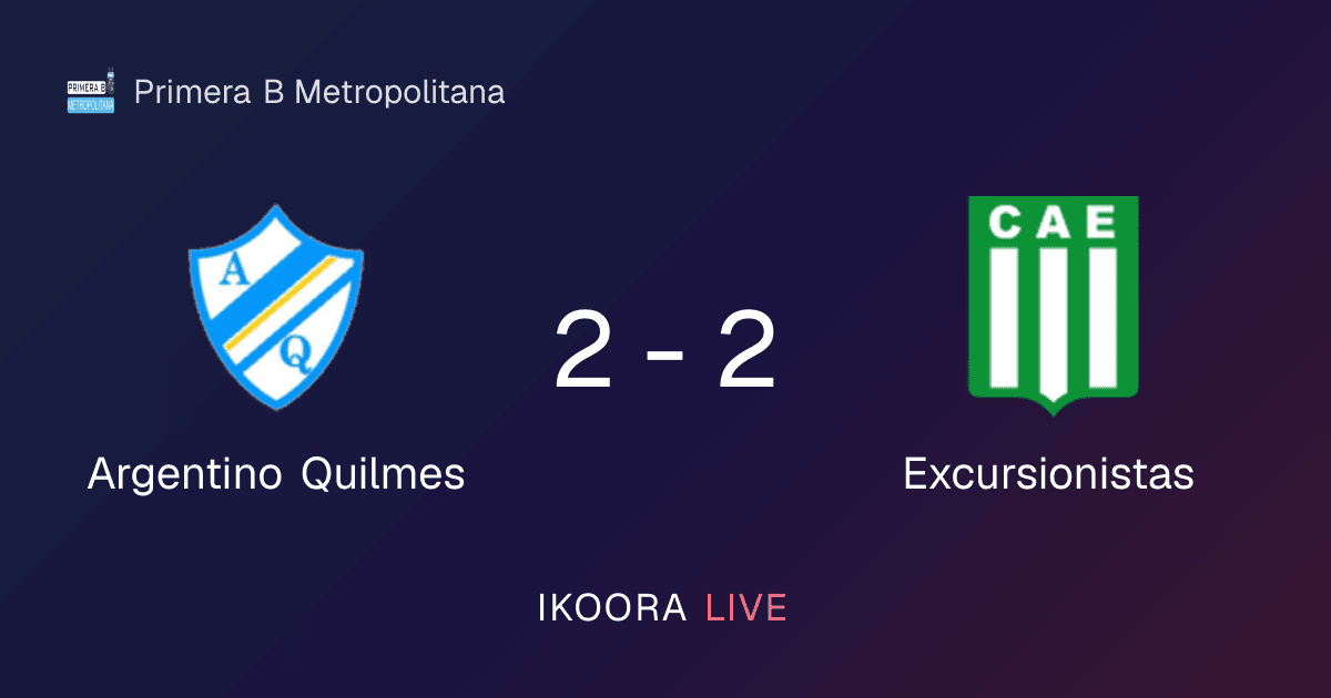 Match Report: Argentino Quilmes vs Excursionistas