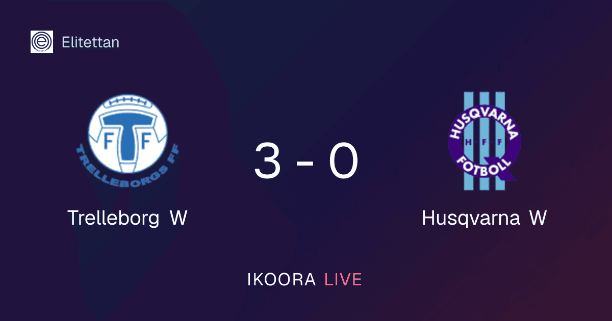 Match Report: Trelleborg W vs Husqvarna W