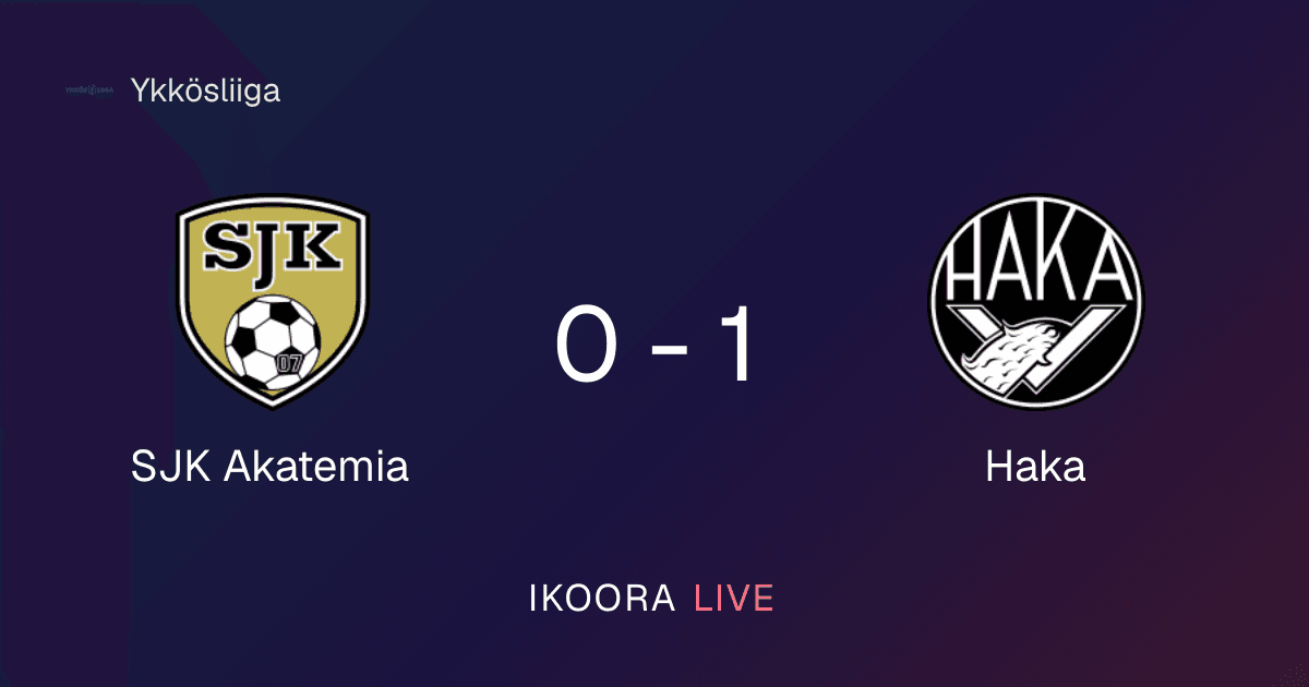 Match Report: SJK Akatemia vs Haka
