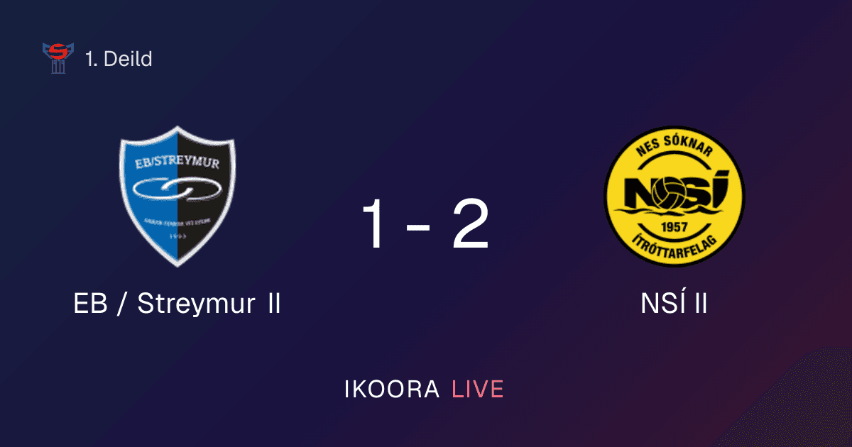Match Report: EB / Streymur II vs NSÍ II