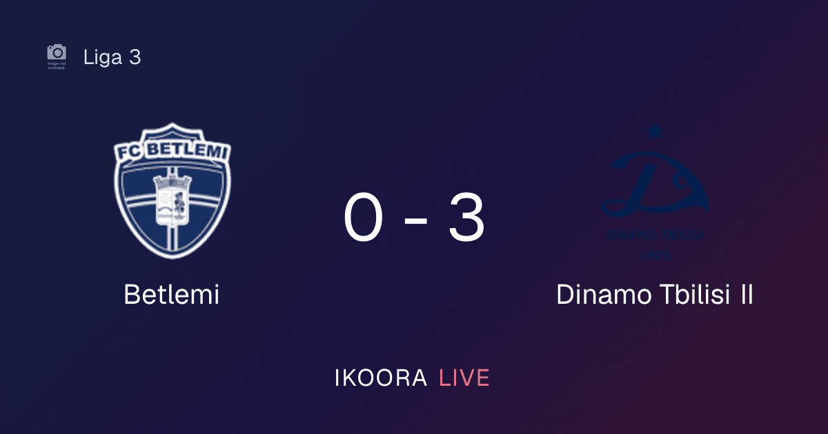Match Report: Betlemi vs Dinamo Tbilisi II
