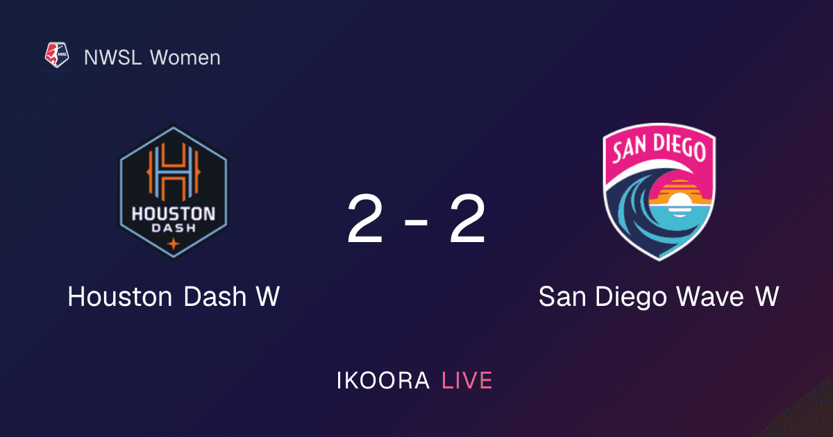 تقرير المباراة: Houston Dash W ضد San Diego Wave W