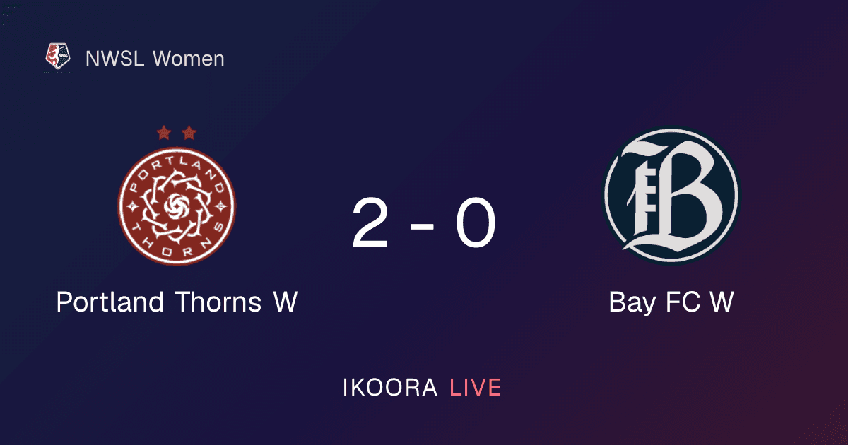 تقرير المباراة: Portland Thorns W ضد Bay FC W
