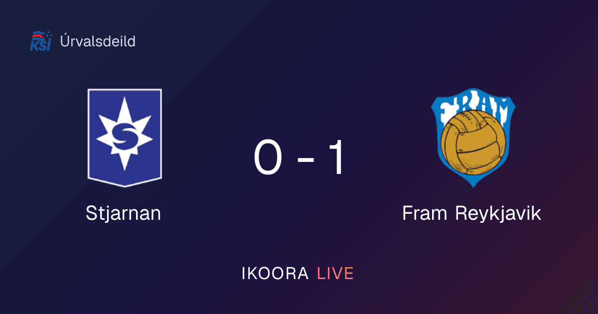Match Report: Stjarnan vs Fram Reykjavik