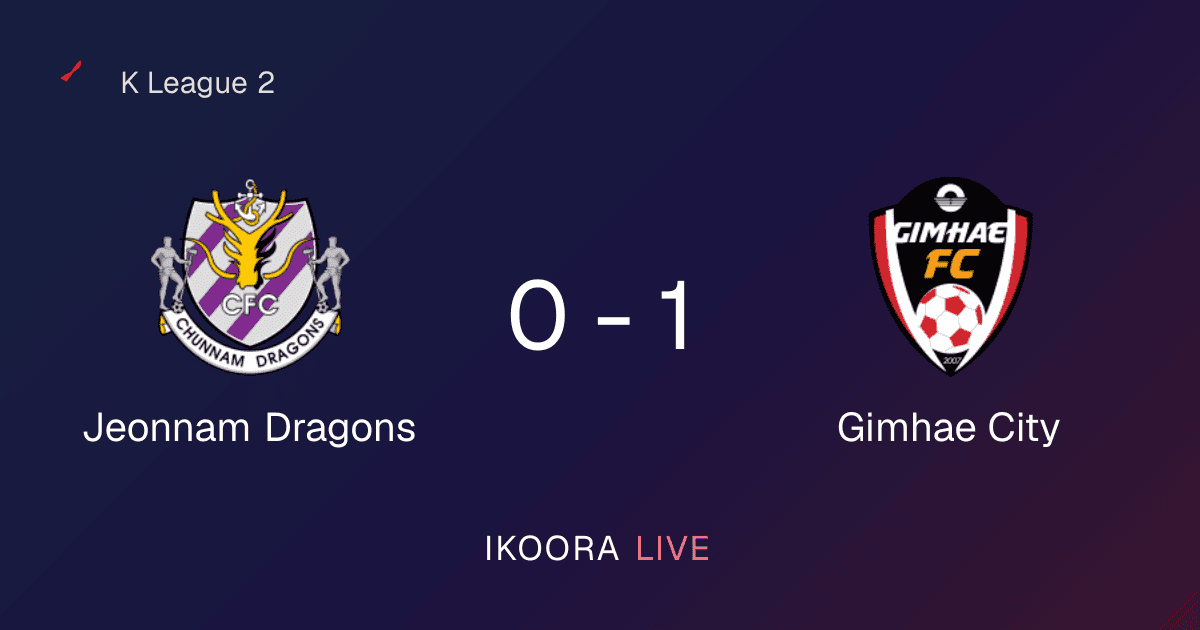 Match Report: Jeonnam Dragons vs Gimhae City