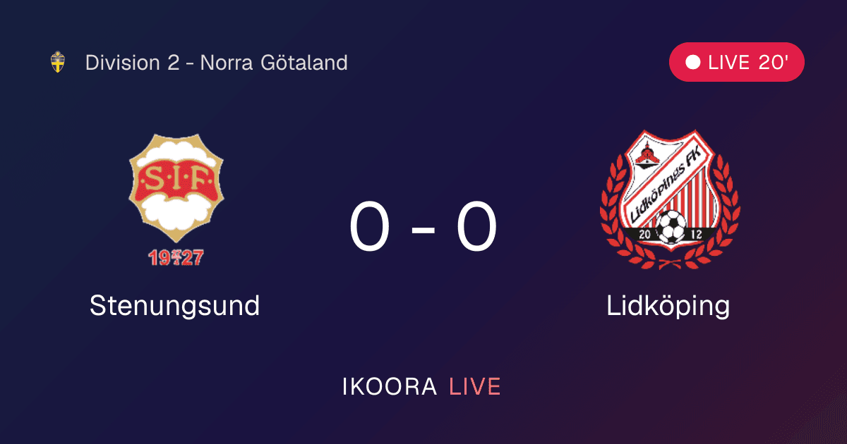 Live Preview: Stenungsund vs Lidköping