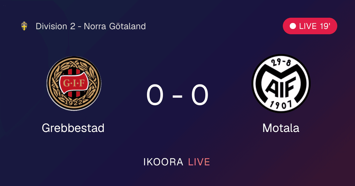 Live Preview: Grebbestad vs Motala