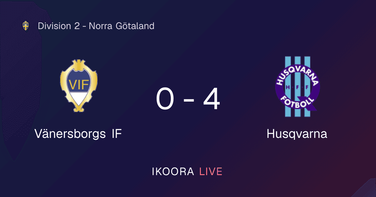 Match Report: Vänersborgs IF vs Husqvarna
