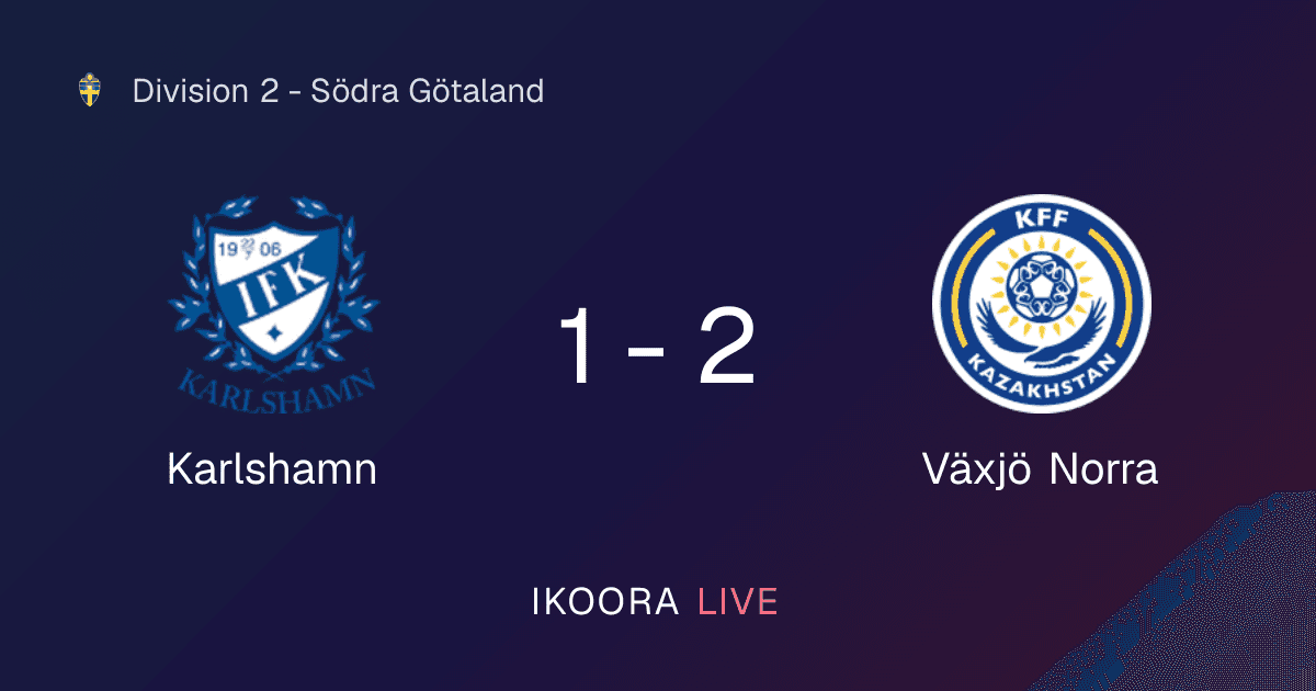 Match Report: Karlshamn vs Växjö Norra