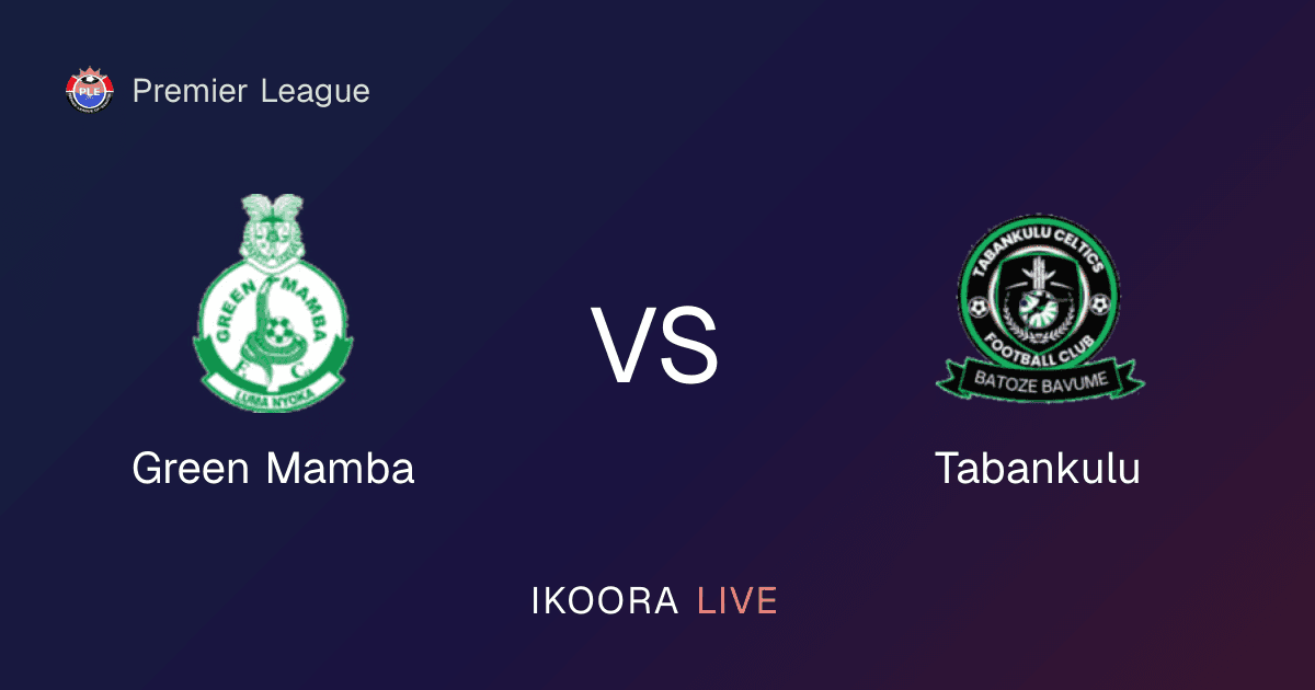 Live Preview: Green Mamba vs Tabankulu